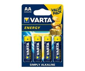BOX 20 Blister LR06 AA Batteries VARTA ENERGY Alcali