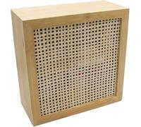 Box and beyond - Armoire Pharmacie Murale - 30,2 x 13 x 30,5 cm - Bambou - Compacte, Style Bohème - Salle de Bain, Rangement Médicaments, Accessoires - Style Design et Moderne
