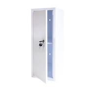 Box and beyond - Armoire Pharmacie Murale - 60 x 30 x 20 cm - Métal Blanc - Grande capacité - Salle de Bain, Rangement médicaments et Accessoires - Style Design Moderne