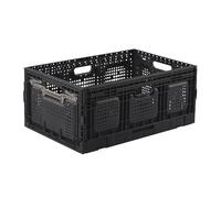 Box and beyond - Bac Rangement Pliable - 40 x 60 x 25,9 cm - 55L - Charge 20 kg - Stockage, Outillage, Bricolage - Rangement Facile - Robuste - Garage, Cave, Buanderie