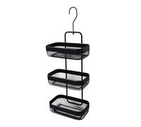 Box and beyond - Étagère de Douche - 62 x 23 x 13 cm - Métal Noir - 3 Étagères - À Suspendre - Salle de Bain, Douche - Rangement, Accessoires Bain - Style Industriel
