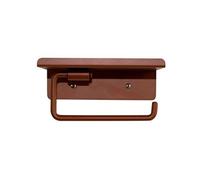 BOX & BEYOND Dérouleur de papier toilette mural Basic à visser terracotta