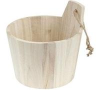 BOX & BEYOND Panier à rangement en bois naturel Oslo, H.16.5 x l.16 cm beige / pin naturel