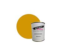 BOX DECO COULEURS Peinture bois intérieur extérieur à base d'acrylique aspect velours-satin Aqua Bois - 750ml, Jaune Moutarde