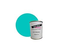 BOX DECO COULEURS Peinture murale acrylique aspect mat Aqua Déco - 750 ml, Bleu Turquoise