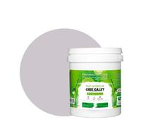 BOX DECO COULEURS Peinture murale naturelle écologique aspect mat intérieur Natura - 1L, Gris Galet