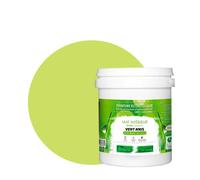 BOX DECO COULEURS Peinture murale naturelle écologique aspect mat intérieur Natura - 1L, Vert Anis