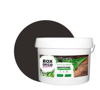 BOX DECO COULEURS Peinture murale naturelle écologique aspect satin intérieur Natura - 10L / 130m², Noir Poudré