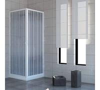 Box doccia Acquario 70x80cm a soffietto apertura angolare