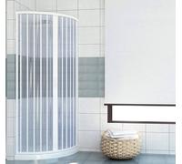 Cabine de douche Scorpione 80x80 cm ouverture semi-circulaire centrale