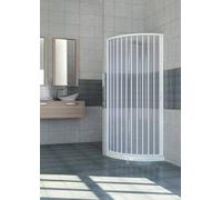 Cabine de douche Scorpione 90x90 cm ouverture semi-circulaire latérale