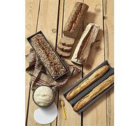 Box HomeMadeBread : plaque 2 baguettes moule à pain 35 cm grignette et corne sou