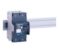Box of 6 Schneider Electric 18752 DISJONCTEUR MODULAIRE MULTI 9 NG125L 2 P