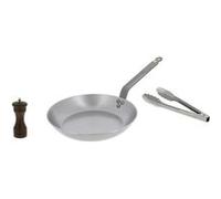 Box poêle 26 cm + moulin poivre + pince De Buyer 5610.03 inox G