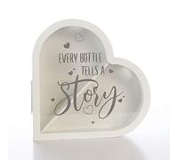 Boxer Gifts Boîte collecteur de liège et bouchon de bouteille « Every Bottle Tells a Story » - Belle décoration de maison et de bar - Excellent cadeau de décoration de table de mariage