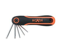 Boxer® Jeu de clés Torx 8 en 1 | T9 à T40 | Acier chrome-vanadium | Poignée ergonomique antidérapante | Outil compact et durable