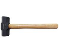 Boxer® Marteau de Maçon 1500 g - Masse Carrée avec Manche en Bois 37 cm - Tête Acier Revêtue Noir - Outil de Démolition Professionnel