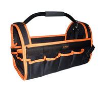 Boxer® Sac à outils 17" en toile avec bandoulière - 42,5 x 21,5 x 25 cm - Poignée métallique avec mousse - Tissu sans AZO