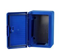 BOXEXPERT® Coffret electrique exterieur etanche [Boitier ABS IP65] bleu (Serie Fleet) 300x200x130mm | Armoire electrique exterieure | Coffret mural | Boitier industriel | Coffret vide