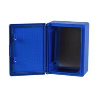 BOXEXPERT® Coffret electrique exterieur etanche [Boitier ABS IP65] bleu (Serie Fleet) 400x300x170mm | Armoire electrique exterieure | Coffret mural | Boitier industriel | Coffret vide