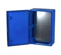 BOXEXPERT® Coffret electrique exterieur etanche [Boitier ABS IP65] bleu (Serie Fleet) 600x400x200mm | Armoire electrique exterieure | Coffret mural | Boitier industriel | Coffret vide