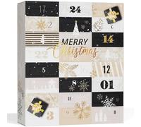 BOXILAND® calendrier avent magie hivernale bio 2026 - thé, noix, baies | 24 cases de tisane bio, noix, baies & superaliments - des moments d’hiver, emballés à la main pour les amateurs de thé