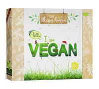 BOXILAND® Calendrier de l'Avent Vegan 2026 Bio 24 snacks végétaux bonbons | 24 snacks & friandises véganes bio - 100% végétaux, savoureux & emballés à la main en cadeau pour les fans du végane