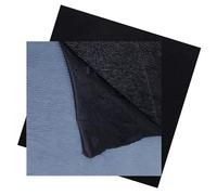 BOXOB 2pcs Patchs de Réparation de Liner pour Étang | Kit Liner en Caoutchouc EPDM Auto-Adhésif 20x20cm Couture Épaissie pour la Réparation Couverture Bassin Jardin