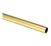 Boxonly Tube rond en laiton - 22 mm de diamètre extérieur - 1,5 mm d'épaisseur de paroi - 200 mm de long - Tube droit en métal sans couture tuyauterie H65 - Tubes en cuivre pour bricolage loisirs