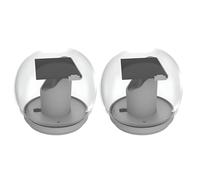 boxoon Lot de 2 boules de piscine flottantes à énergie solaire avec télécommande, température de couleur réglable, étanche pour jardin et piscine, 30 000 heures
