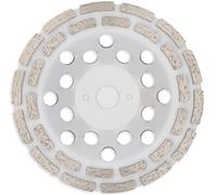 BOXTEC Diamantschleifteller in Premium-Qualität Diamantschleiftopf 22,2 mm doppelreihig für BETON, ESTRICH, MAUERWERK mit hocheffizientem Materialabtrag