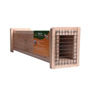 BOXTRAP - Belletière en Bois - Piège Inoffensif pour Belettes, Hermines, Rats et Nuisibles de Petite Taille - avec Palette à Système Anti-Retour - 49 x 6 x 8 cm
