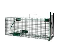 BOXTRAP - Boîte à Fauve 1 Porte - Piège pour Rat, Fouine et Autres Petits Nuisibles - avec Porte Coulissante - 62 x 21 x 21 cm