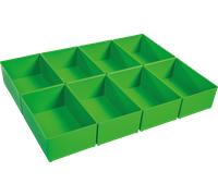 BOXX 6000001713 - Insetbox D3, verte, 8 pièces