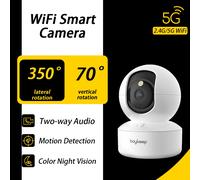 BoyKeep 3MP 5G/2.4GHz WiFi intérieur sécurité à domicile IP intelligent bébé moniteur caméra suivi automatique 24/7 caméra de Surveillance vidéo