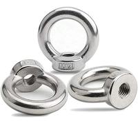 BOZONLI M18 Écrou à Oeil en Acier Inoxydable, Écrou de Bague à Anneau, 1 Pièce
