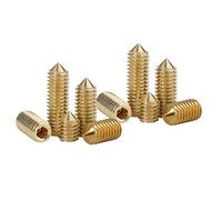 BOZONLI Vis Sans Tête Coniques Fixations Allen Vis Pointeau à Six Pans Creux en Laiton, M6×6mm,10 pcs