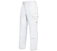 BP 1486-060-21-50 Pantalon de travail avec dos élastique, 300,00 g/m² pur coton, blanc, 50