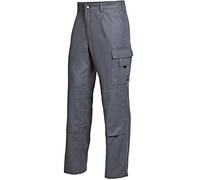 BP 1486-060-53-29 Pantalon de travail avec dos élastique 300 g/m² Pur coton Gris foncé 29