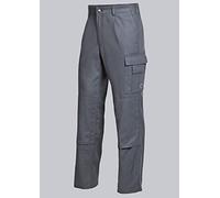 BP 1486-060 Pantalon de travail en pur coton pour homme Gris foncé Taille 42