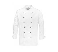 BP 1504 Veste de cuisine avec poche poitrine ouverte