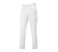 BP 1641-558-21-XLl, Jean Unisexe, Style Jean avec Poches Multiples 245,00 g/m², Tissu mélangé Blanc, XL