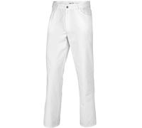 BP 1643-558-21-2XLn Pantalon unisexe style jean avec dos élastique réglable 245,00 g/m² Blanc 2XL