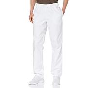 BP 1645-130-21-Ln Pantalon unisexe avec élastique à la taille 205,00 g/m² pur coton Blanc Ln