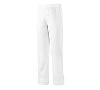 BP 1645 130 Pantalon unisexe en pur coton Blanc Taille S