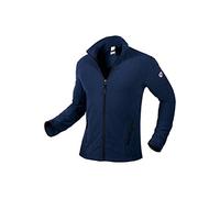 BP 1694-641-110-S Veste polaire pour homme avec col montant et bras de levage 100% polyester Bleu nuit Taille S
