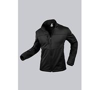 BP 1696-571-32-XS Veste softshell à col montant avec fermeture Éclair avant 255 g/m² 100 % polyester Noir Taille XS