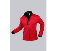 BP 1696-571-81-M Veste softshell à col montant avec fermeture Éclair avant 100% polyester Rouge Taille M
