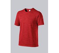 BP 1714-235-81 Essentials T-shirt mixte en coton et élasthanne Rouge Taille XS