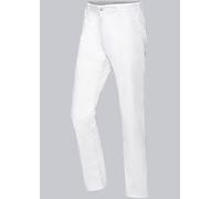 BP 1735-130-0021 Med & Care Pantalon pour homme en coton Blanc 52 l